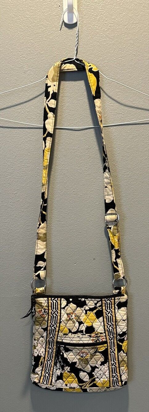 Vera Bradley Hippie Purse Crossbody Bag Boho Dogwood Pattern